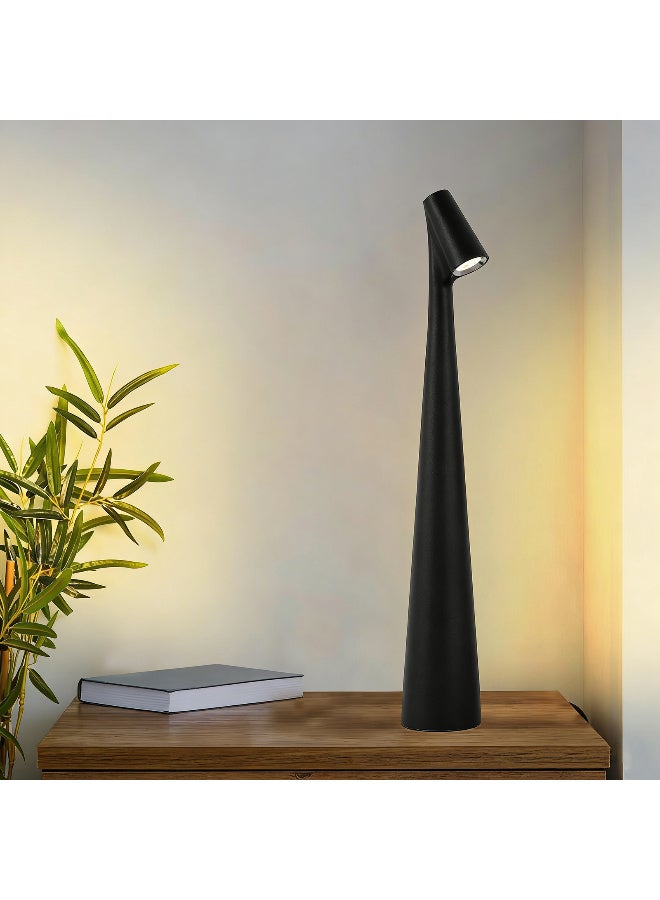 Touch Control LED Table Lamp, Rechargeable & Cordless Table Lamps with 3-Colour Dimmable Light, USB Charging Night Lamp for Bedroom, Living Room - Image 1